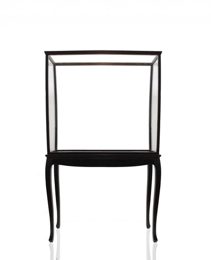14" Black And Clear Glass Standard Display Stand-0