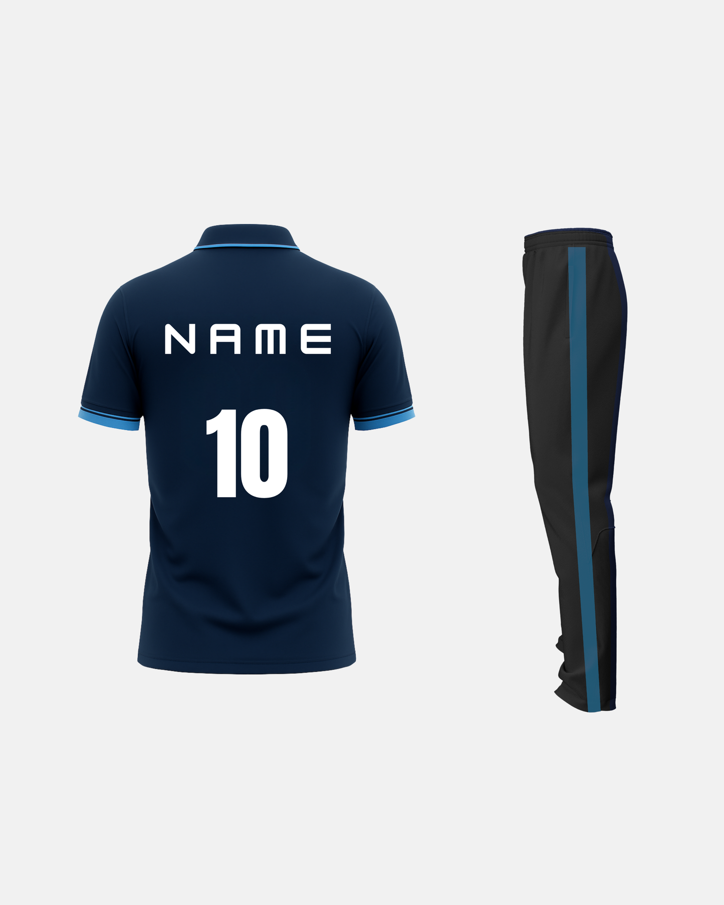 Bolt Custom Team Jersey - Navy Blue-1