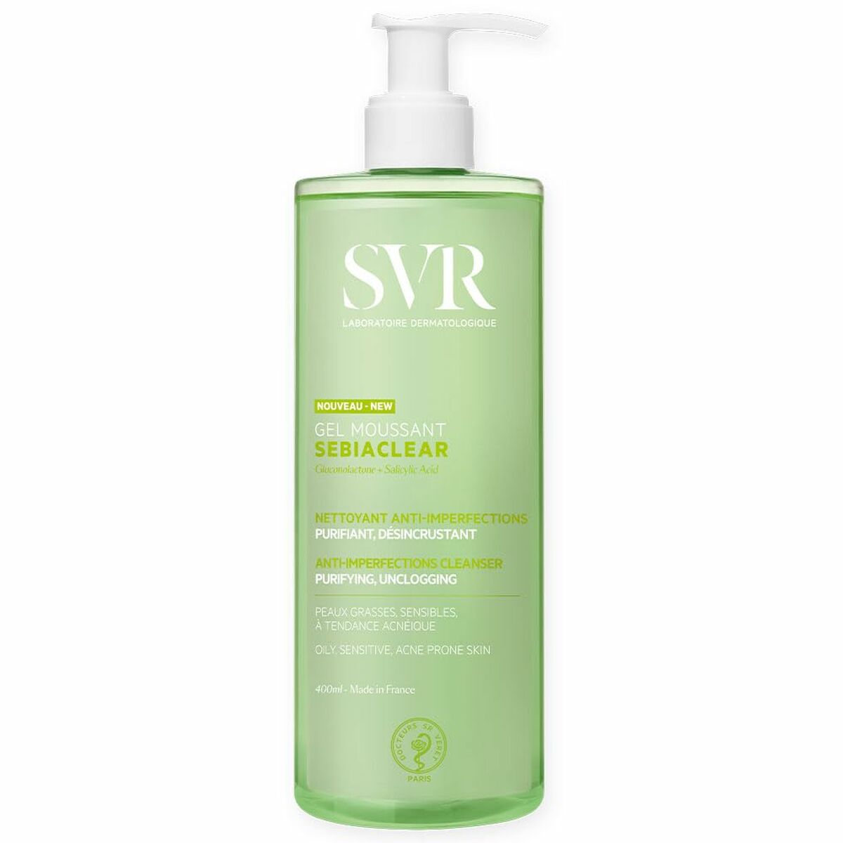 Facial Cleansing Gel SVR Sebiaclear 400 ml-0