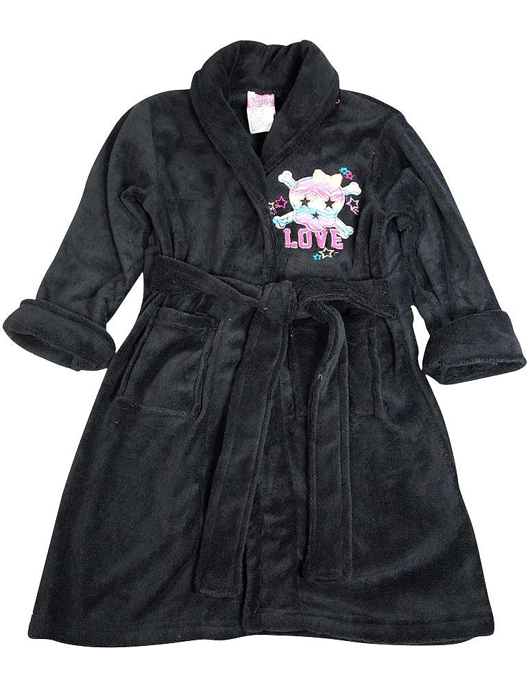 Sweet n Sassy - Big Girls' Soft Plush Cozy Robe-2