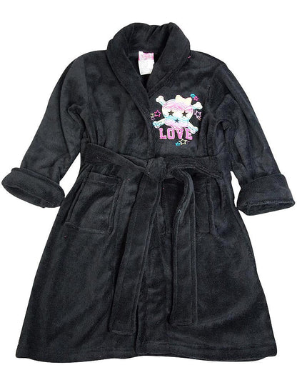 Sweet n Sassy - Big Girls' Soft Plush Cozy Robe-2