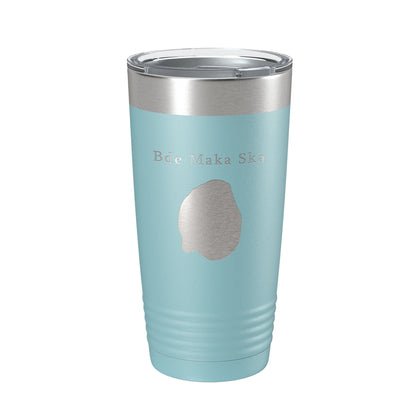 Bde Maka Ska Tumbler Lake Map Travel Mug Insulated Laser Engraved Coffee Cup Minnesota 20 oz-13