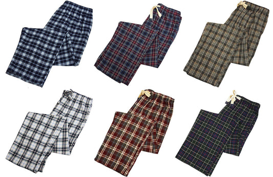 Majestic International Mens Cotton Flannel Sleep Lounge Pajama Pant, 36848-0