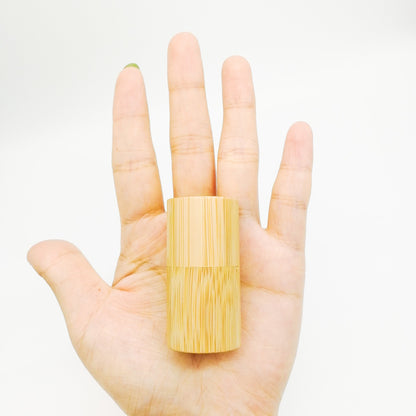 Biodegradable Bamboo Fiber Floss - Reusable Plastic free & Zero Waste Bamboo Case-4