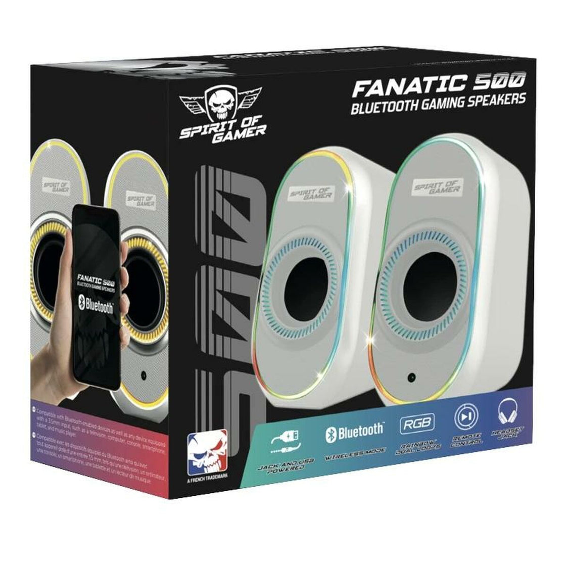 PC Speakers Spirit of Gamer SP-5500WT White 3 W 6 W-1