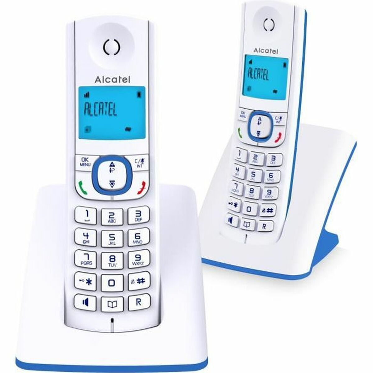 Landline Telephone Alcatel F530 Duo Blue Blue/White-0