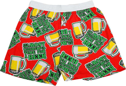 Fun Boxers Cotton Print Loungewear PJ Sleep Lounge Pajama Shorts-17