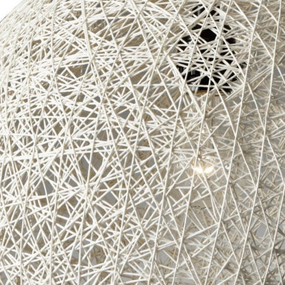 Groovy Rattan String Shade Large Pendant Light-5