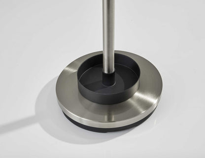 13" X 68" Brushed Steel Brushed Steel Stand  Coat Rack-3