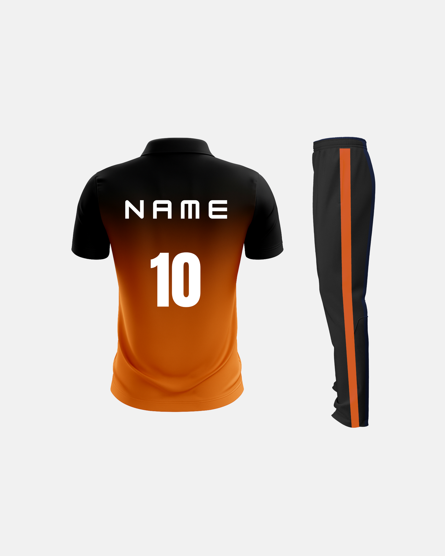 Bolt Custom Team Jersey - Orange/Black-1