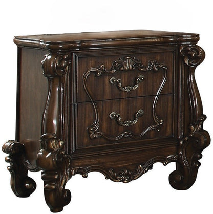 31" Brown Two Drawers Nightstand-1