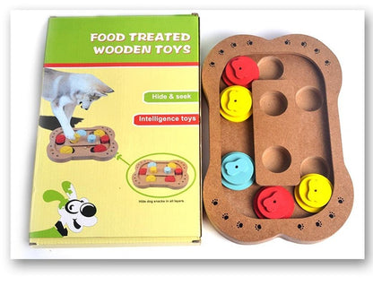 Interactive Paw Print And Bone Puzzle Toy - Engage And Entertain Your Pet!-3