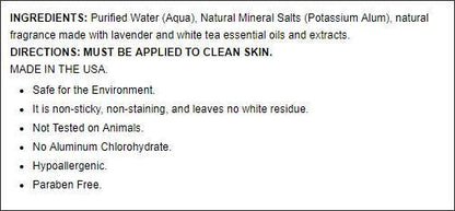 Crystal Essence Mineral Lavender Deodorant Body Spray (1x4 Oz)-1