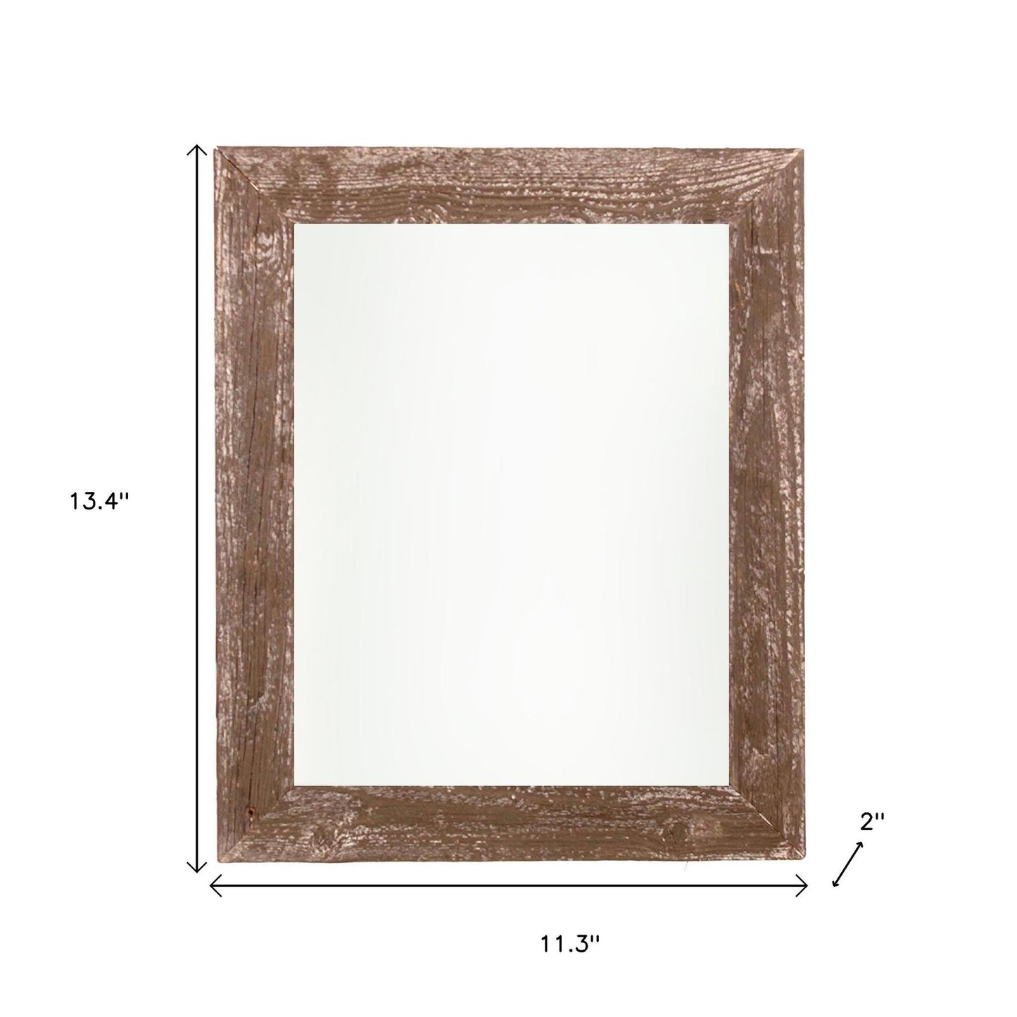 10" x 10" Brown Solid Wood Tabletop Picture Frame-6