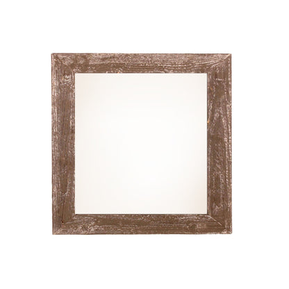 6" x 6" Brown Solid Wood Tabletop Picture Frame-1