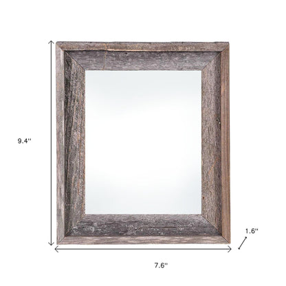 4" x 6" Gray Solid Wood Tabletop Picture Frame-6