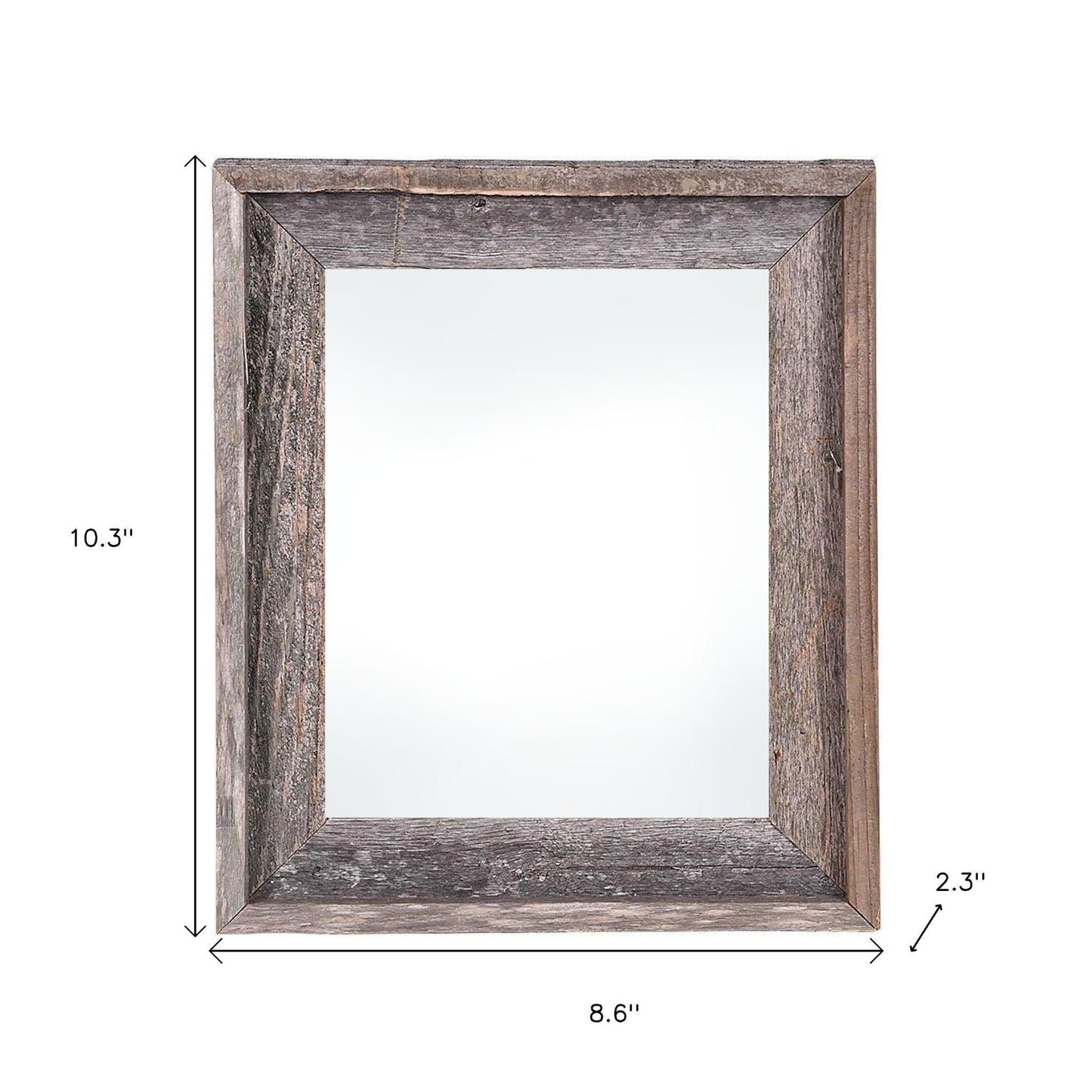 5" x 7" Gray Solid Wood Tabletop Picture Frame-6