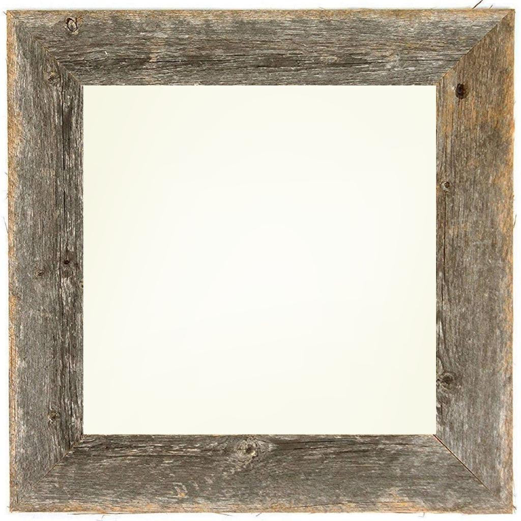 6" x 6" Gray Solid Wood Tabletop Picture Frame-2