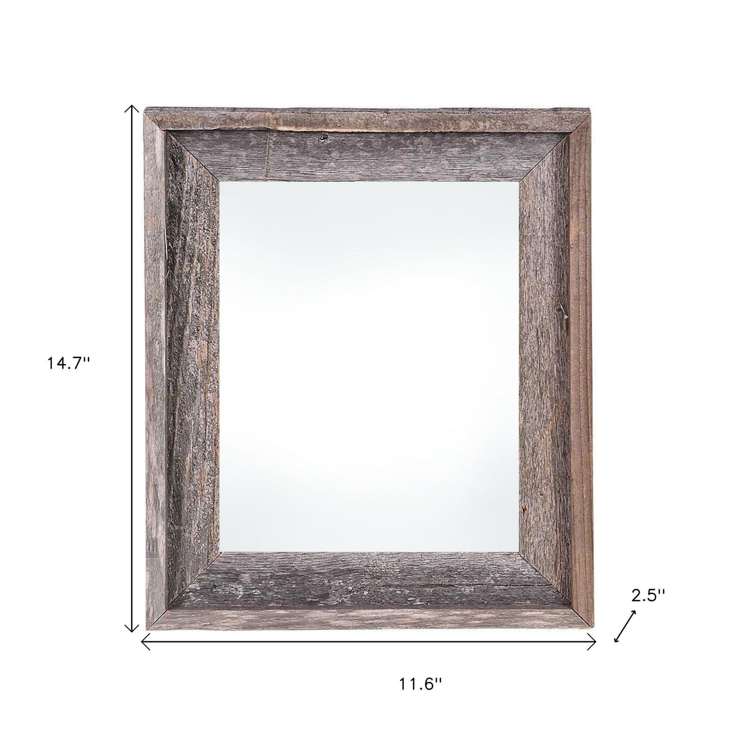8.5" x 11" Gray Solid Wood Tabletop Picture Frame-6
