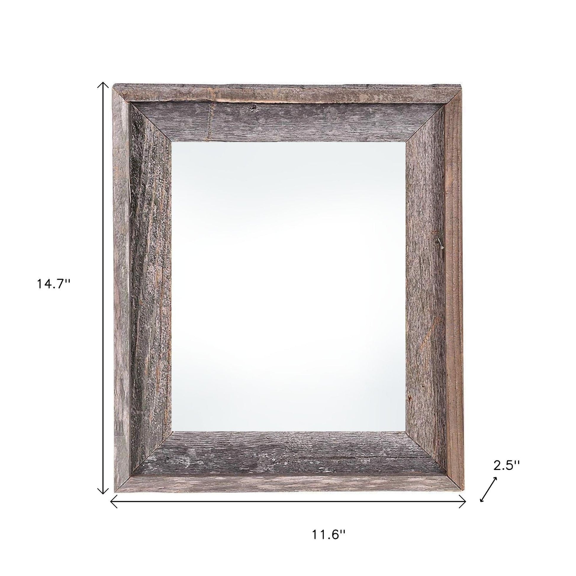 8.5" x 11" Gray Solid Wood Tabletop Picture Frame-6