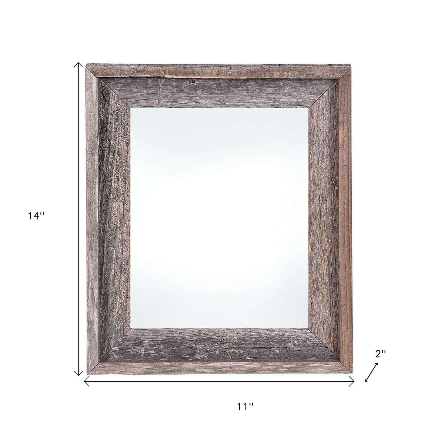 8" x 10" Gray Solid Wood Tabletop Picture Frame-6