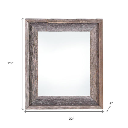 22" x 28" Gray Solid Wood Hanging Picture Frame-4