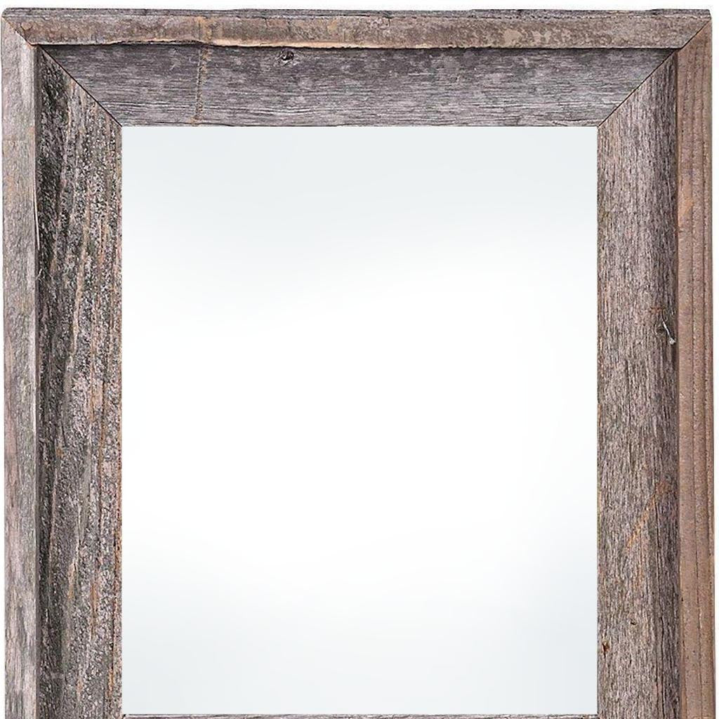 20" x 30" Gray Solid Wood Hanging Picture Frame-3