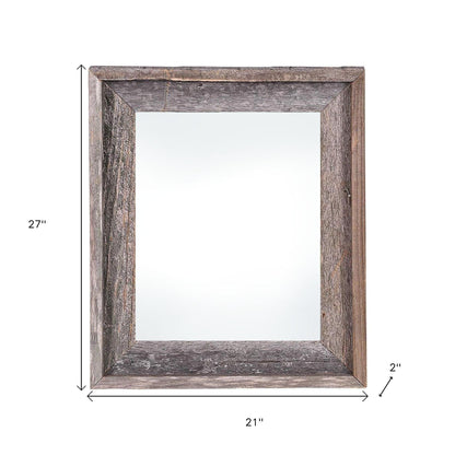 18" x 24" Gray Solid Wood Hanging Picture Frame-6