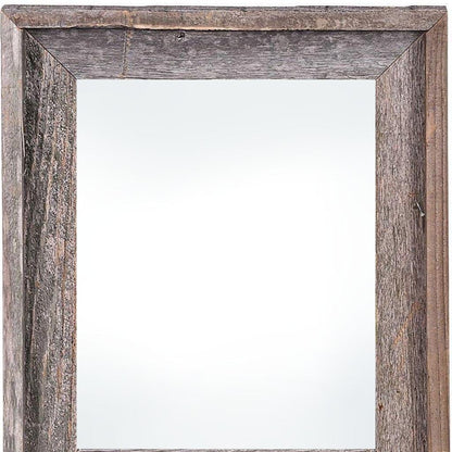 18" x 24" Gray Solid Wood Hanging Picture Frame-3