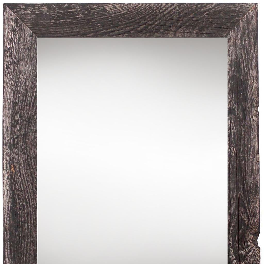 24" x 36" Black Solid Wood Hanging Picture Frame-2