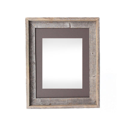 16" x 20" Gray Distressed Solid Wood Hanging Picture Frame-1