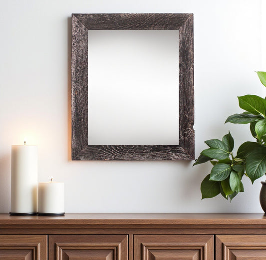 16" x 20" Black Solid Wood Hanging Picture Frame-0