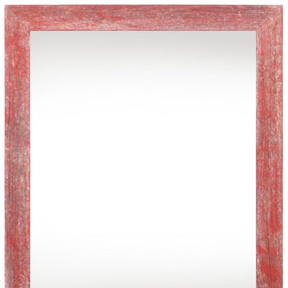 16" x 20" Red Solid Wood Hanging Picture Frame-2