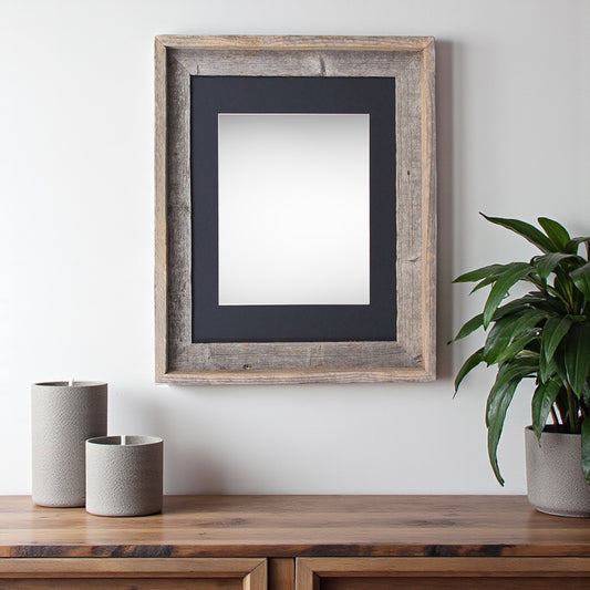 16" x 20" Black Solid Wood Hanging Picture Frame-0