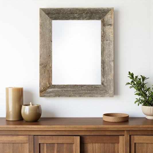 14" x 18" Gray Solid Wood Hanging Picture Frame-0