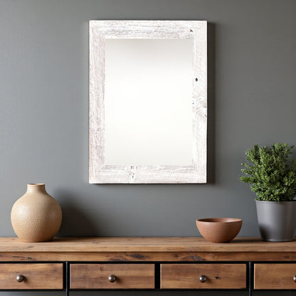 11" x 17" White Solid Wood Hanging Picture Frame-0