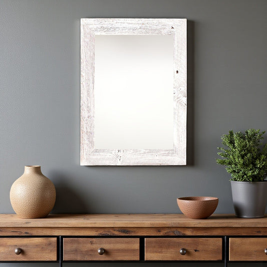 11" x 17" White Solid Wood Hanging Picture Frame-0