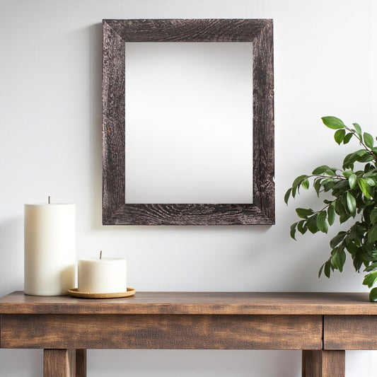 13" x 19" Black Solid Wood Hanging Picture Frame-0