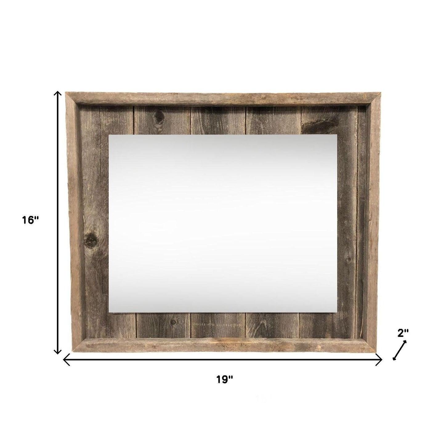 11" x 14" Gray Solid Wood Hanging Picture Frame-5