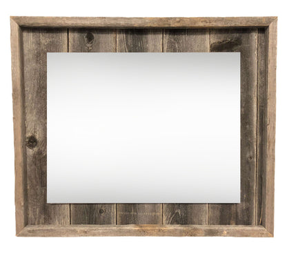 11" x 14" Gray Solid Wood Hanging Picture Frame-1