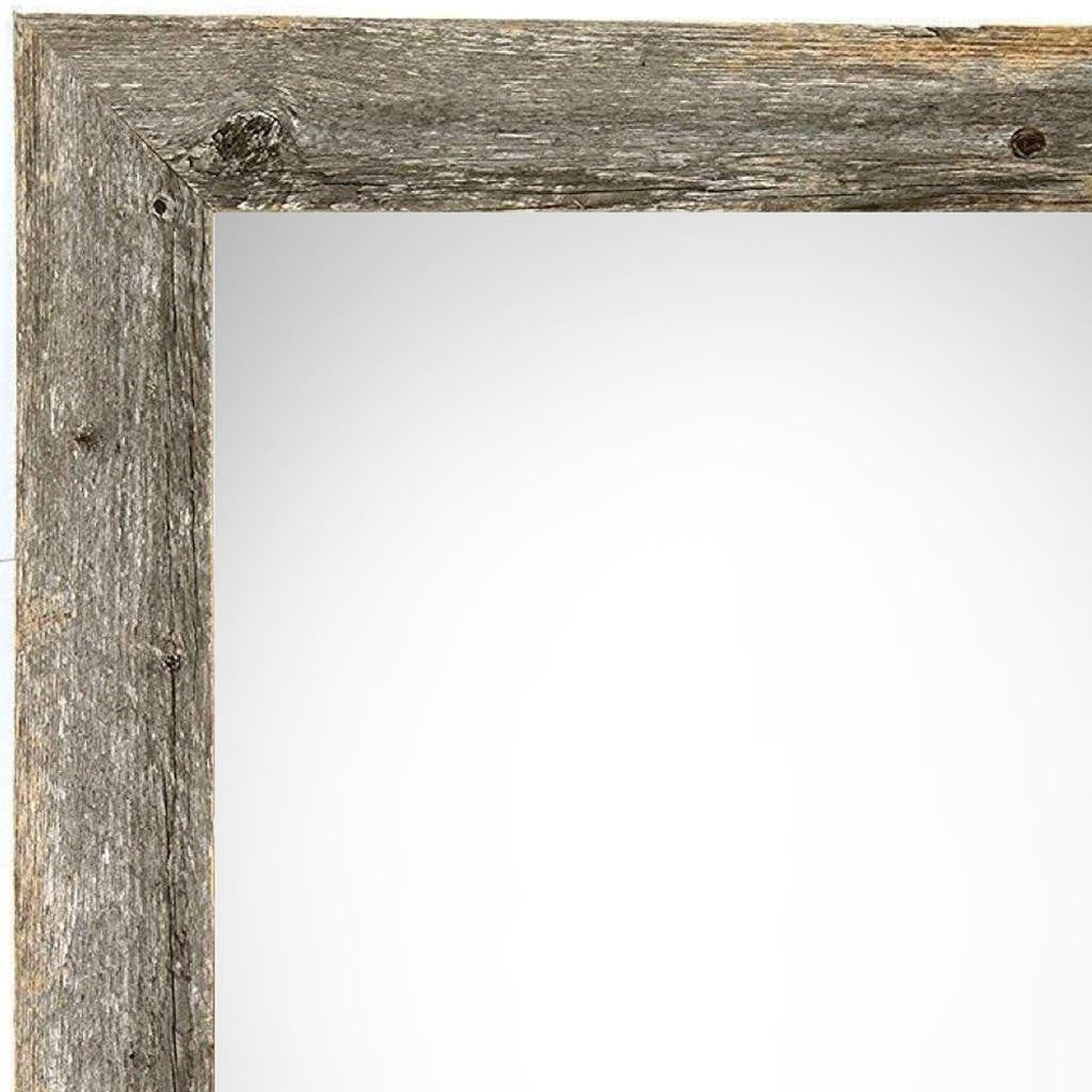11" x 17" Gray Solid Wood Hanging Picture Frame-2