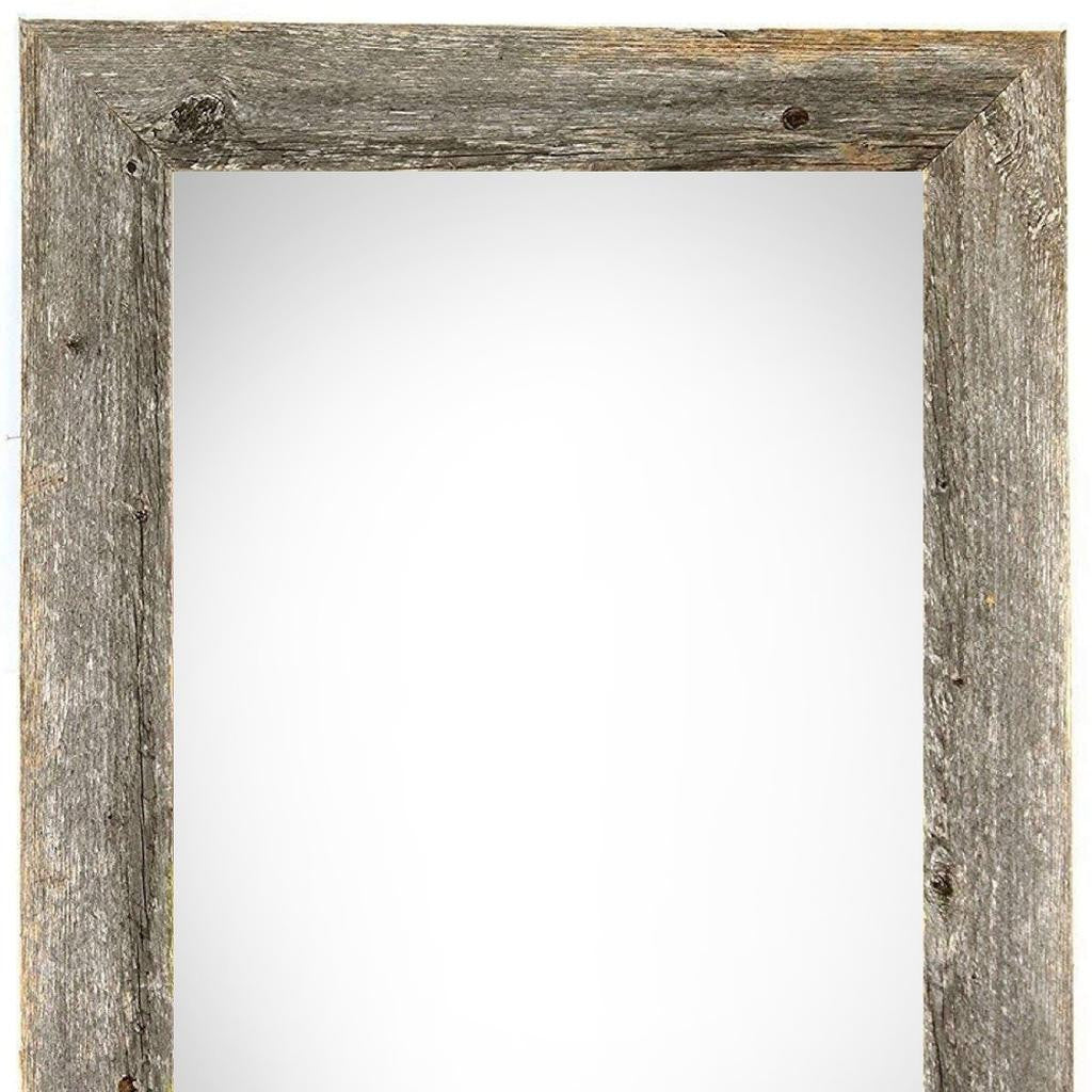 11" x 17" Gray Solid Wood Hanging Picture Frame-3