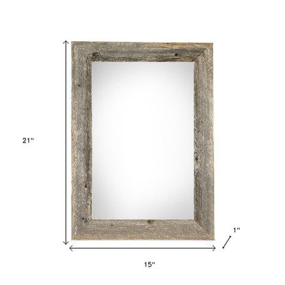 11" x 17" Gray Solid Wood Hanging Picture Frame-7