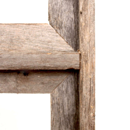 8" x 10" Gray Distressed Solid Wood Hanging Picture Frame-3