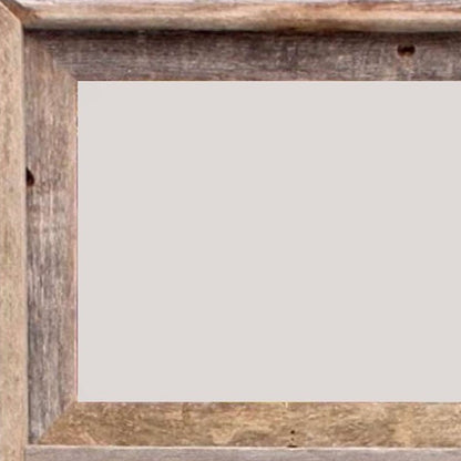 8" x 10" Gray Distressed Solid Wood Hanging Picture Frame-4