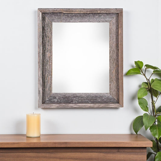 11" x 17" Gray Solid Wood Hanging Picture Frame-0