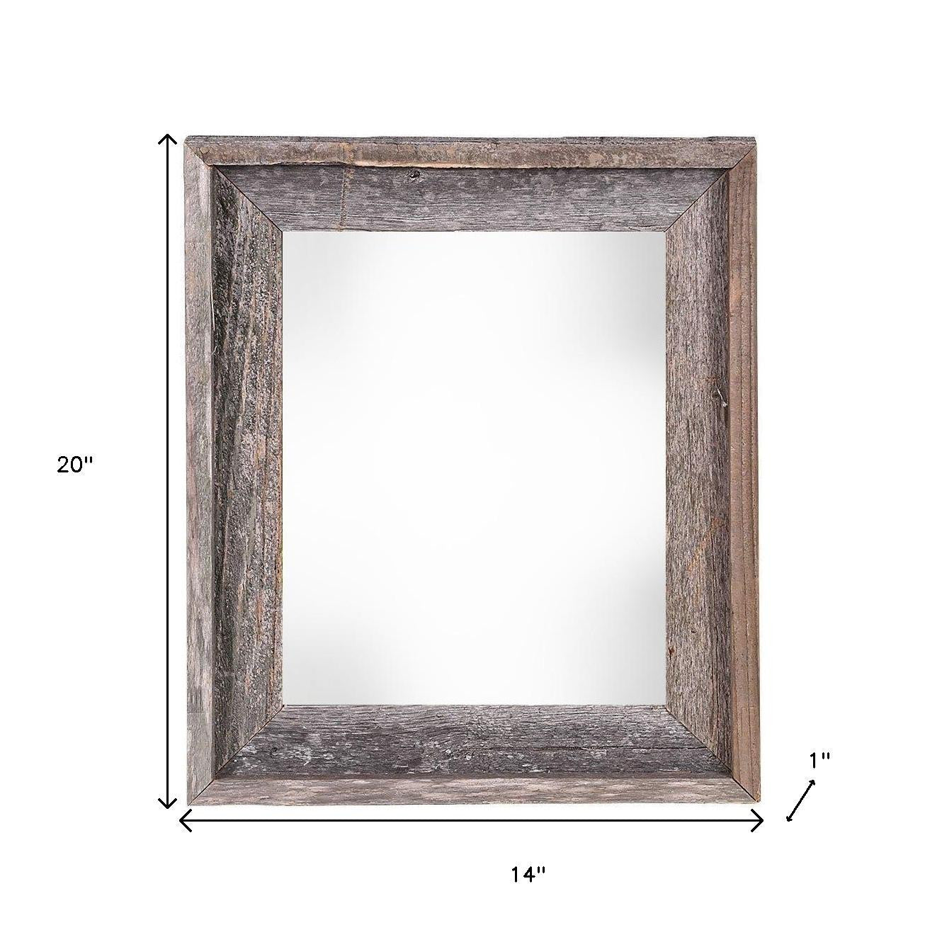 11" x 17" Gray Solid Wood Hanging Picture Frame-5
