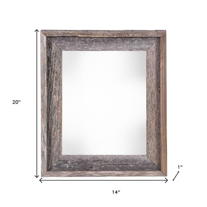 11" x 17" Gray Solid Wood Hanging Picture Frame-5