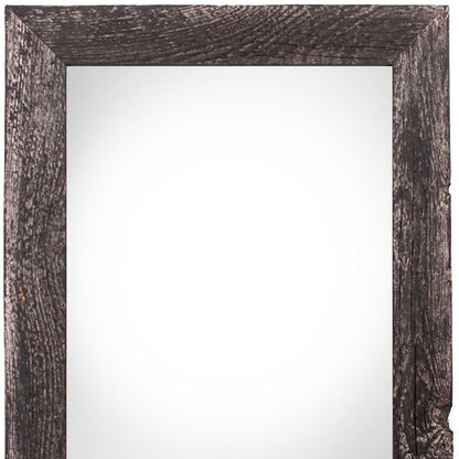 11" x 14" Black Solid Wood Hanging Picture Frame-3