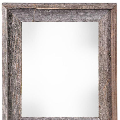 11" x 14" Gray Solid Wood Hanging Picture Frame-2